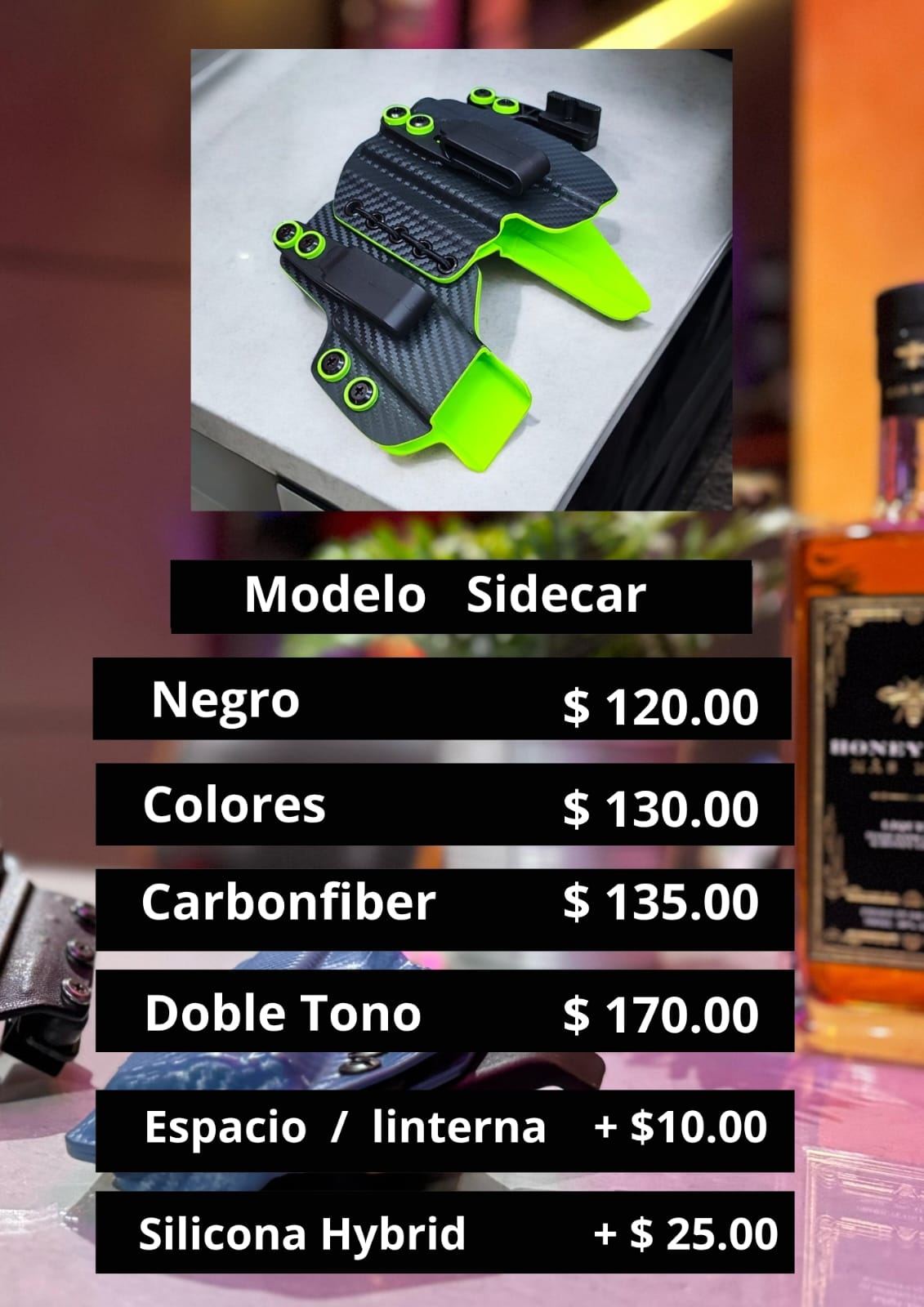 IWB Sidecar Model Holster