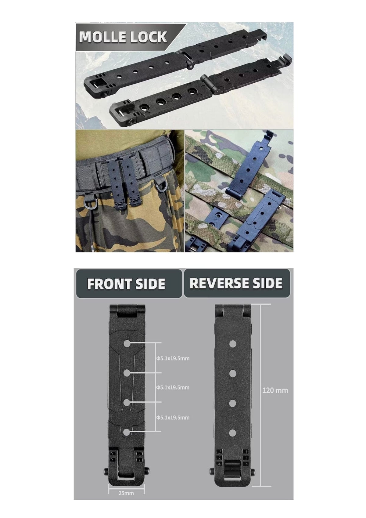Molle Lock "Pair"