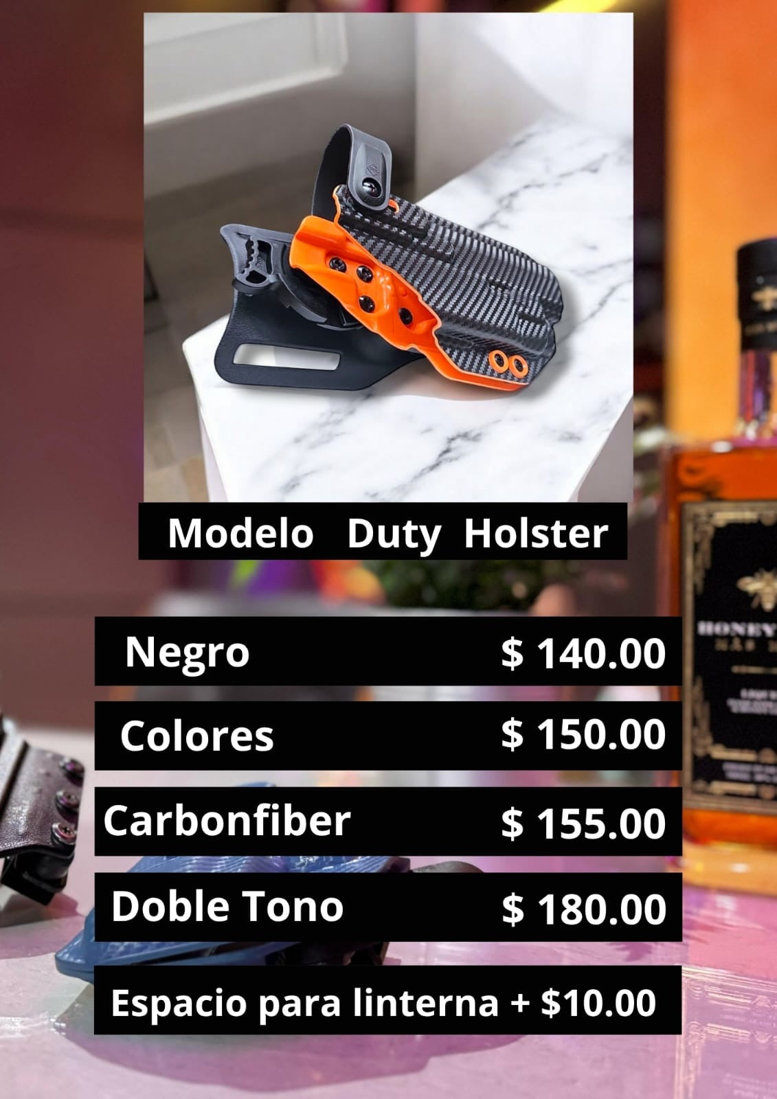 OWB Duty Holster Model