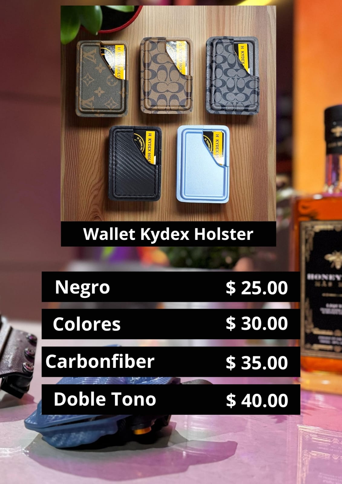 Wallet Kydex Holster