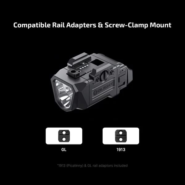 PL X Tactical Weapon Light 1,200 Lumens Dual Beams