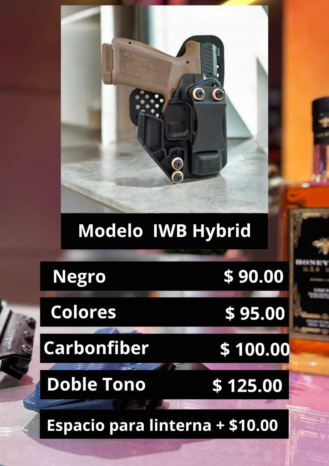 IWB Hybrid Model Holster